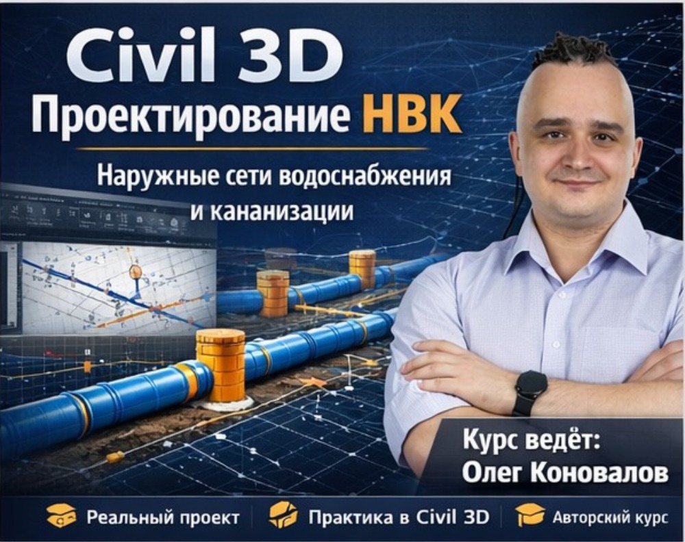 Курс Civil 3D НВК 1 Civil 3D НВК